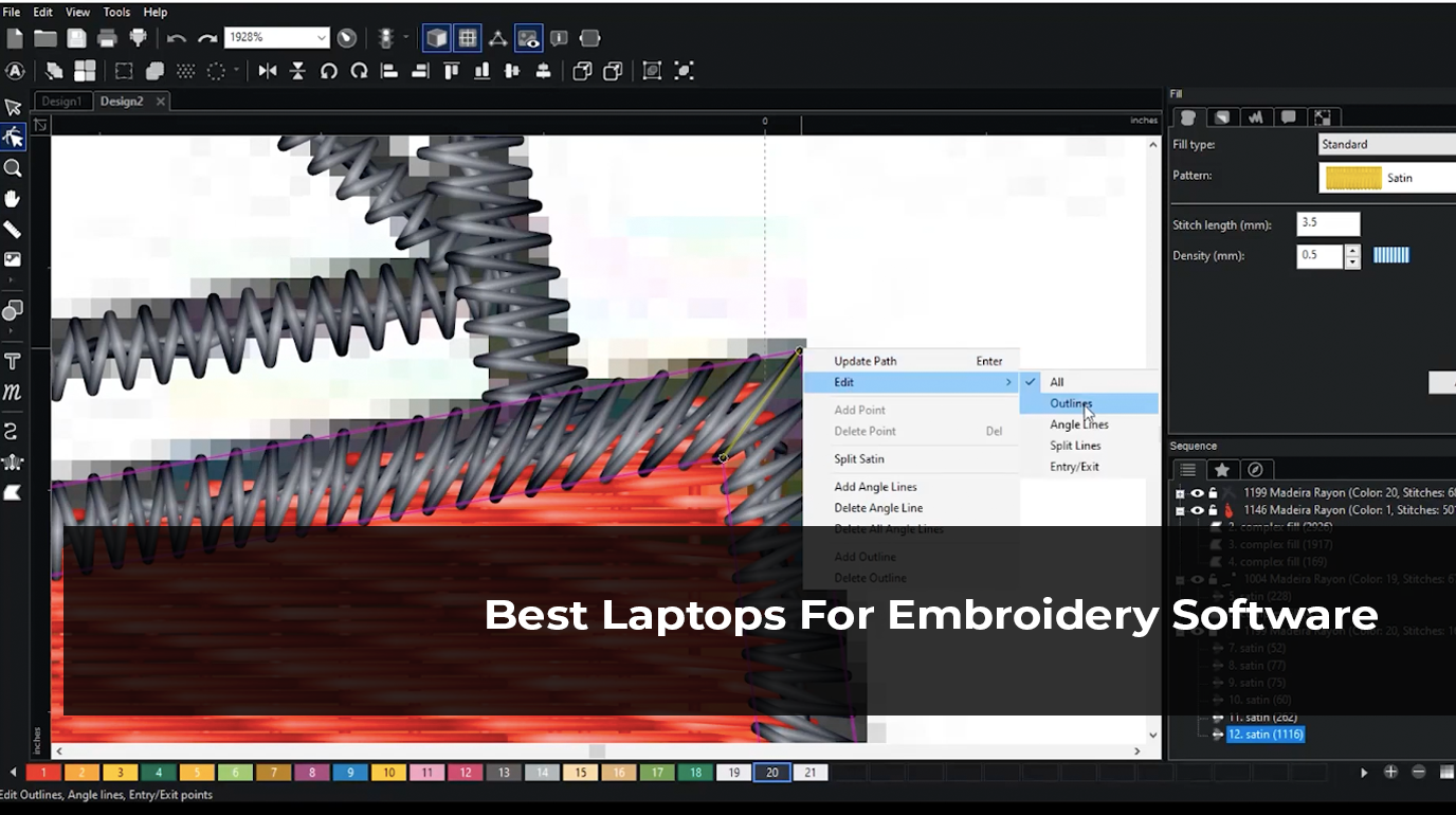 Best Laptops for embroidery software